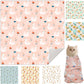 33.5" Cat Wrap for Grooming, Maximum, Self-Adherent Soft Cat Blanket for Nail Clipping, Anti-Scratch-Escape Calming Wrap, Cats Burrito Swaddle for 6-18 lbs (Swan, XX Large)
