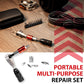 EMERK Bike Repair Tool Kit – Bicycle Multi-Tool Kit with Mini Pump, Ratchet Reversible Tool &10 Tool Bits, Tire Levers, and Portable Bag for Camping and Travel