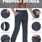 MAGCOMSEN Snow Pants for Men Water Resistant Fleece Lined 5 Zipper Pockets Winter Snowboard Hiking Insulated Ski Pants