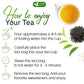 FreshDrinkUS, Premium 120 Green Tea Bags, 100% Natural & Pure from Green Tea. Green Herbal Tea. Made with Natural Material Tea Bags. No Sugar, No Gluten, Vegan