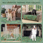 IEUUMLER Washable Pee Pads for Dogs, 1 Pack Insect Pattern Reusable Waterproof Puppy Potty Pads, Non-Slip Absorbent Pet Training Pads for Playpen Crate Bed EU014