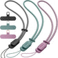 SURPHY 3 Pack Phone Wrist Strap with CellPhone Tether Tab, Cellphone Lanyard, Phone Strap with 2-Color Braided, Wrist Lanyard