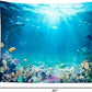 Loccor Underwater World Tapestry Blue Ocean Wall Hanging Under the Sea Coral Reef Wall Tapestry Tropical Fish Tank Undersea Tapestries Marine Wall Art for Bedroom Living Room Dorm Decor 60X40 Inches