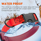 Dogline Biothane Waterproof Dog Collar with Quick Release Buckle Strong Coated Nylon Webbing with Odor- Proof for Easy Care Easy to Clean Fits Small Medium or Large Dogs, Red 3/4" W 12-19" L