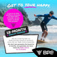 BPS New Zealand ‘Gator Black’ Fiberglass Skimboard with Padded Carry Bag Made from Recycled Plastics Performance Skimboard with Custom Traction Pads for Kids Adults Choose from 3 Sizes
