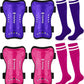 Kids Soccer Shin Guards and Socks Toddler Soccer Shin Pads Protective Defender Gear for 3-15 Years Old Youth Boys Girls