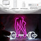 Neon Woman Barbell Neon Sign Dumbbell Lady Neon Light Barbell Light Sign Dimmable Weightlifting LED Neon Light for Home Gym Decor Bar Pub Lifting Wall Room Decor Man Cave Game Room 16.5"×12.4"