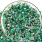 Halatool 2.2LB Natural Green Agate Stones for Aquarium Gravel & Fish Tank 0.35-0.6 Inch Decorative Pebbles for Succulent Rocks DIY Landscaping Indoor Plants Vase Fillers