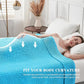 L'AGRATY Knitted Weighted Blanket - 50"x60", 10lbs Cooling Chunky Knit Heavy Blanket for Adults, Braided Crochet Throw, Thick Cable Yarn, No Beads, Evenly Weighted, Machine Washable