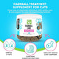 Only Natural Pet Hairball Care - Healthy Skin and Coat Support - Soft Chews for Cats – Digestive Supplement with Flaxseed, Psyllium Husk and Corn Silk – Chicken and Liver Flavor – 60 Count