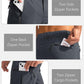 Pudolla Men's Hiking Cargo Shorts 9" Lightweight Outdoor Work Shorts for Men Travel Golf Camping Casual with 5 Zipper Pockets