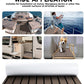 FOCEAN Boat Flooring EVA Foam Boat Decking Faux Teak Marine Flooring Boat Mat Boat Carpet Sheet for Motorboat RV Yacht Kayak Surfboard, 94.5"x 47.2"/35.4"/23.6"/15.7"