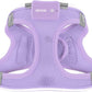 Light Up Dog Harness,Rechargeable LED Dog Harness for Small Medium Large Dogs,Reflective Lighted Safety Vest for Night Walking & Camping,Lightweight & Adjustable,Lavender Purple,L