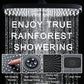 High Pressure Rain Shower Head: Upgrade Shower Heads with Handheld Spray Combo with Fixed Showerhead and 10 Sprays Handheld Shower Head, Detachable Showerheads Built-in Magnetic Docking and Power Jets