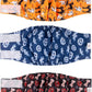CuteBone Halloween Male Dog Diapers Belly Bands 3 Pack for Male Dogs Wraps Washable Doggie Pants DM22M