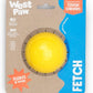 WEST PAW Boundr Ball Dog Fetch Toy – Bouncing Toys for Dogs, Fetch, Catch, Chewing, Play – Floatable, Recyclable Balls – Large Dandelion Yellow