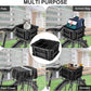 Bike Basket Rear with Liner,Waterproof Cover,Cargo Net Large Rear Bike Basket,Heavy Duty Bicycle Rear Basket for Electric Bike, Ebike,Great for Bike Trip,Carrying Grocery,Ball,Dog