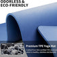 Hatha Yoga Extra Long TPE Yoga Mat 79" x 40” x 1/2" Thick Non-slip Exercise Mat for Home Gym Use, Yoga, Pilates, Fitness & Workouts
