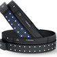 Colorway Led Running Belt – Day & Night Adjustable Waist Pack, Removable Light Strip, 3 Pouches for All Essentials, Reflective Running Gear for Men & Women (Rechargeable, Machine Washable)