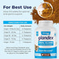 Vetnique Labs Glandex Dog Fiber Supplement Powder for Anal Glands with Pumpkin, Digestive Enzymes & Dog Probiotics for Digestive Health - Vet Recommended - Boot The Scoot (Pork Liver, 4.0oz Powder)