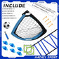 Kids Soccer Goal for Backyard, 6x4 9x5 FT Portable Soccer Nets Pop Up with Ball, Agility Ladder, Cones, Target & Carry Bag for Toddler Youth Outdoor Indoor Training Practice Sports Games Play