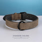 Didog Soft Padded PU Leather Dog Collar, Breathable and Adjustable Dog Collar for Large Dogs, Comfortable for Daily Walk, Brown, XL Fit Neck 17-21"(44-71 lbs)