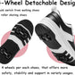 Roller Skate Shoes for Kids Girls Boys Detachable Wheeled Fashion Sneakers