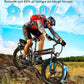 W Wallke 2025 X3 ProMax MAX Folding Dual Motor Electric Bike, 48V 44Ah/22Ah Long Range Adults Ebike, 26" Fat Tire All Terrian Full Suspension 31-34 MPH Fast E-Bike, 7-Speed Mountain e Bicycle, UL2849
