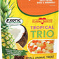 Tropical Trio - Healthy Natural Mixed Dried Fruit Treat - Papaya, Coconut, Pineapple - for Sugar Gliders, Squirrels, Prairie Dogs, Skunks, Marmosets, Parrots, Birds, Rats, Small Pets (4.5 oz.)