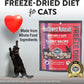 Northwest Naturals Freeze-Dried Rabbit Cat & Kitten Food – Bite-Sized Nibbles – Healthy, Limited, Human-Grade Ingredients, All-Natural, High-Protein Raw Diet – Complete & Balanced, Grain-Free – 11 oz