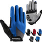 ROCKBROS Cycling Gloves for Men Women - Breathable Gel Pad Road Mountain Bike Gloves - Touch Screen Anti-Slip MTB Gloves for Cycling Workout Outdoor Sports