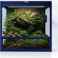 MagicCube 18'' x 18'' x 18'' Reptile Tank with Lock, 24 Gallon Reptile Terrarium with Flip-Up Tempered Glass Door, Top Screen Ventilation for Leopard Gecko - Bottom Not Leakproof