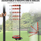 Volleyball Setter Trainer Net Setting Training Equipment，with Mobile Pulleys, Adjustable Height/Angle,Can Be Filled with Water，Indoor and Outdoor Volleyball Serve, Dunk and Set Practice Net