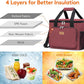 Lifewit Large Lunch Bag Insulated Lunch Box Soft Cooler Cooling Tote for Adult Men Women, Burgundy 40-Can (24L)