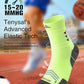 Compression Sport Running Socks: Athletic Crew Socks for Men Women Cycling Hiking Basketball Work,3 Pairs