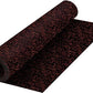 Playsafer Genaflex Rubber Gym Floor Mat, Heavy Duty Commercial Protective Gym Flooring Roll - 8mm Thick (10% Red, 4' X 15')