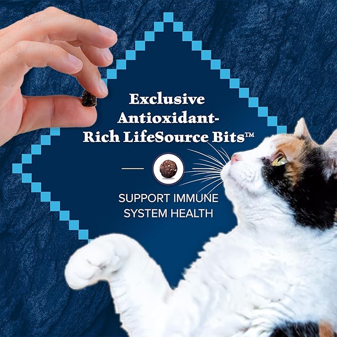 Blue Buffalo Wilderness Natural Adult Dry Cat Food, High-Protein and Grain-Free Diet, Supports Healthy Muscle Development and a Healthy Immune System, Chicken, 12-lb. Bag