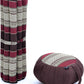 Leewadee Meditation Cushion Set – 1 Round Zafu Meditation Pillow and 1 Square Roll-Up Zabuton Meditation Mat, Pillows Bundle Filled with Kapok