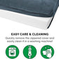 Furhaven Orthopedic Dog Bed for Large Dogs w/ Removable Bolsters & Washable Cover, For Dogs Up to 125 lbs - Sherpa & Chenille Sofa - Orion Blue, Jumbo Plus/XXL