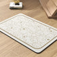 Pet Feeding Mat-Absorbent Dog Mat for Food and Water Bowl-No Stains Quick Dry Water Dispenser Mat-Dog Accessories Pet Supplies-Bowl for Messy Drinkers（FRAMEDOGS,17"x34"