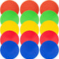 Spot Markers 9 Inch Non Slip Rubber Floor Markers Flat Field Cones Poly Dots for Soccer Basketball Sports Speed Agility Training and Drills