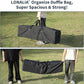 48 Inch Duffle Bag for Travel Camping - 165L Extra Large Heavy Duty Duffel Bag, Sport Equipment Storage Bag with 2 Sides Handles-Black