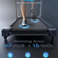 WELLFIT Auto Incline Folding Treadmill - 10% Incline Desk Walking Pad Treadmill with Handlebar, 400 lbs Heavy-Duty Capacity, Space-Saving Quiet Under-Desk Design for Home Office, Seniors & Fitness