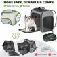 Pawtners Dog Backpack Carrier Large Pet Carrier Backpack for Kitten Small Dogs Puppies & Large Cats Up to 18 Lbs, Breathable Dog Backpack with Anti-Scratch Mesh, Ventilated Design, Perfect for Travel
