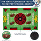 NFL San Francisco 49ers Dog Snuffle Mat – Interactive Pet Slow Feeder, Football Field Design Food Puzzle Toy for Dogs & Cats, Foraging Activity Mat for Smarter Feeding