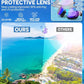 Swim Goggles, Frameless Wide View Swimming Goggles, Anti-Fog Anti-UV No Leaking Pool Goggles for Men Women Adult