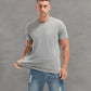VEIISAR Premium V Neck T Shirts for Men - Modern Fitted Tees Vneck Undershirts