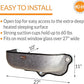K&H Pet Products EZ Mount Thermo-Kitty Window Bed Extra-Deep Gray 27 X 10 X 11 Inches