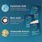 NOVEHA Dog Eye Wipes, Gentle Tear Stain Remover, Eye Hygiene, and Allergy Relief (60 Counts)