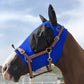 Horse Fly Mask Super Comfort Horse Fly Mask Elasticity Fly Mask with Ears We Only Make Products That Horses Like… (Royal Blue, M)
